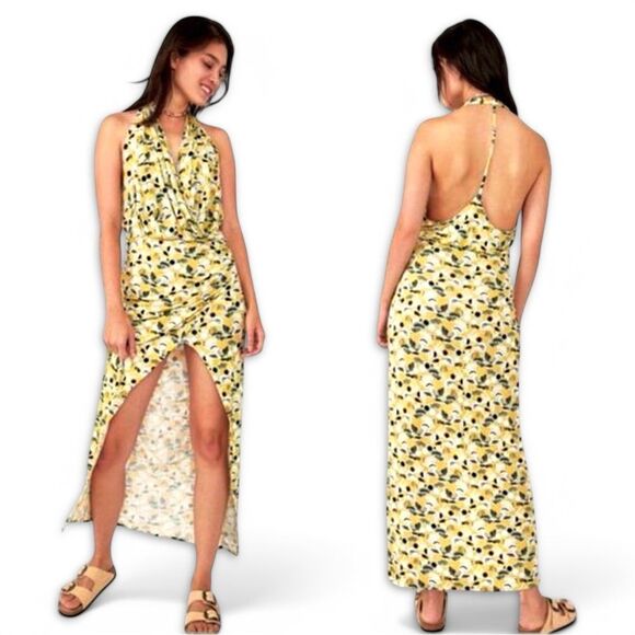 NWT Free People Daria Halter Maxi Dress - Picture 16 of 16